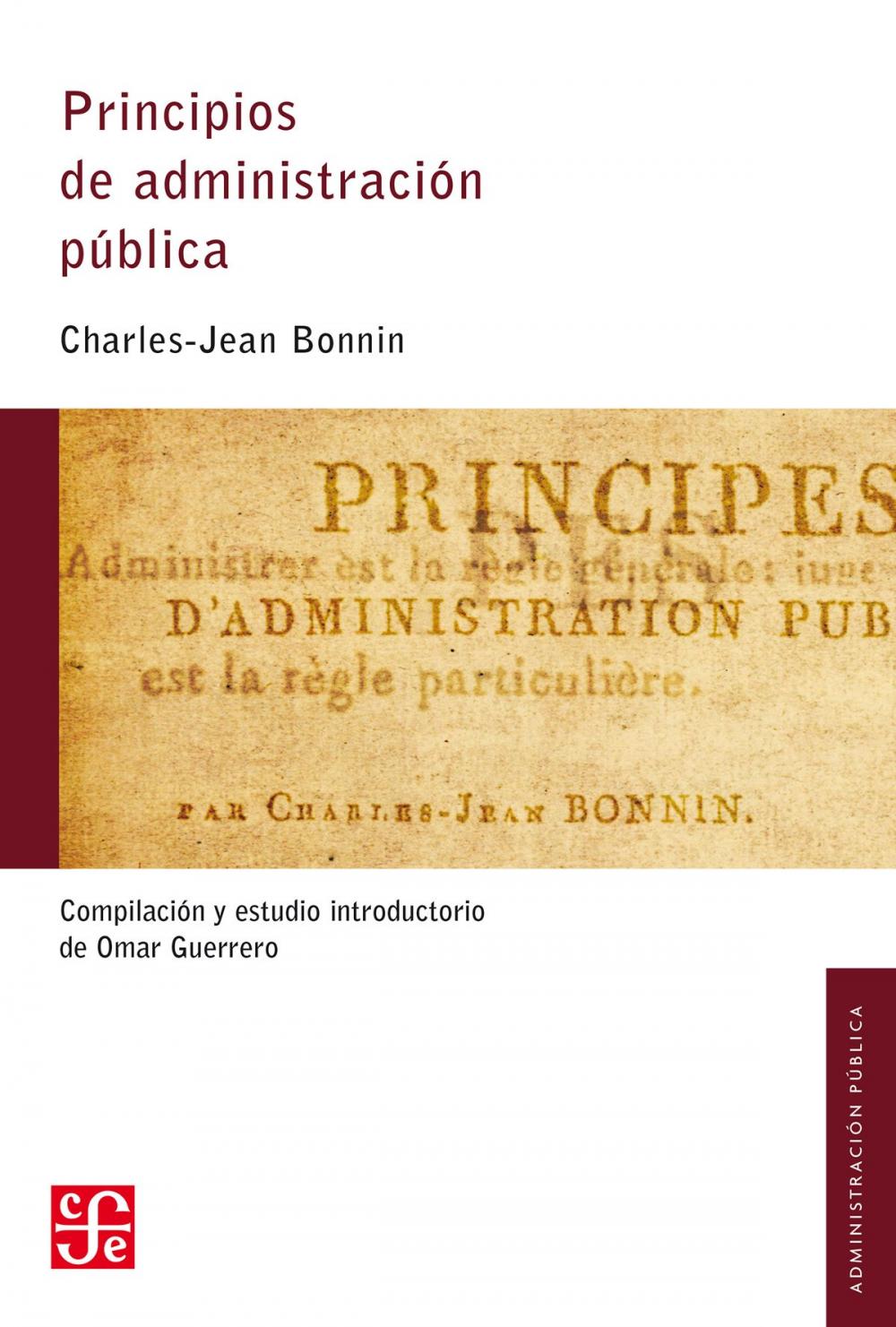 Big bigCover of Principios de administración pública