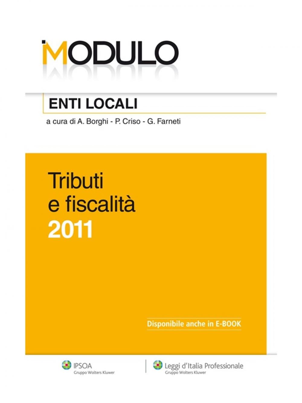 Big bigCover of Enti Locali 2011 - Tributi e fiscalità