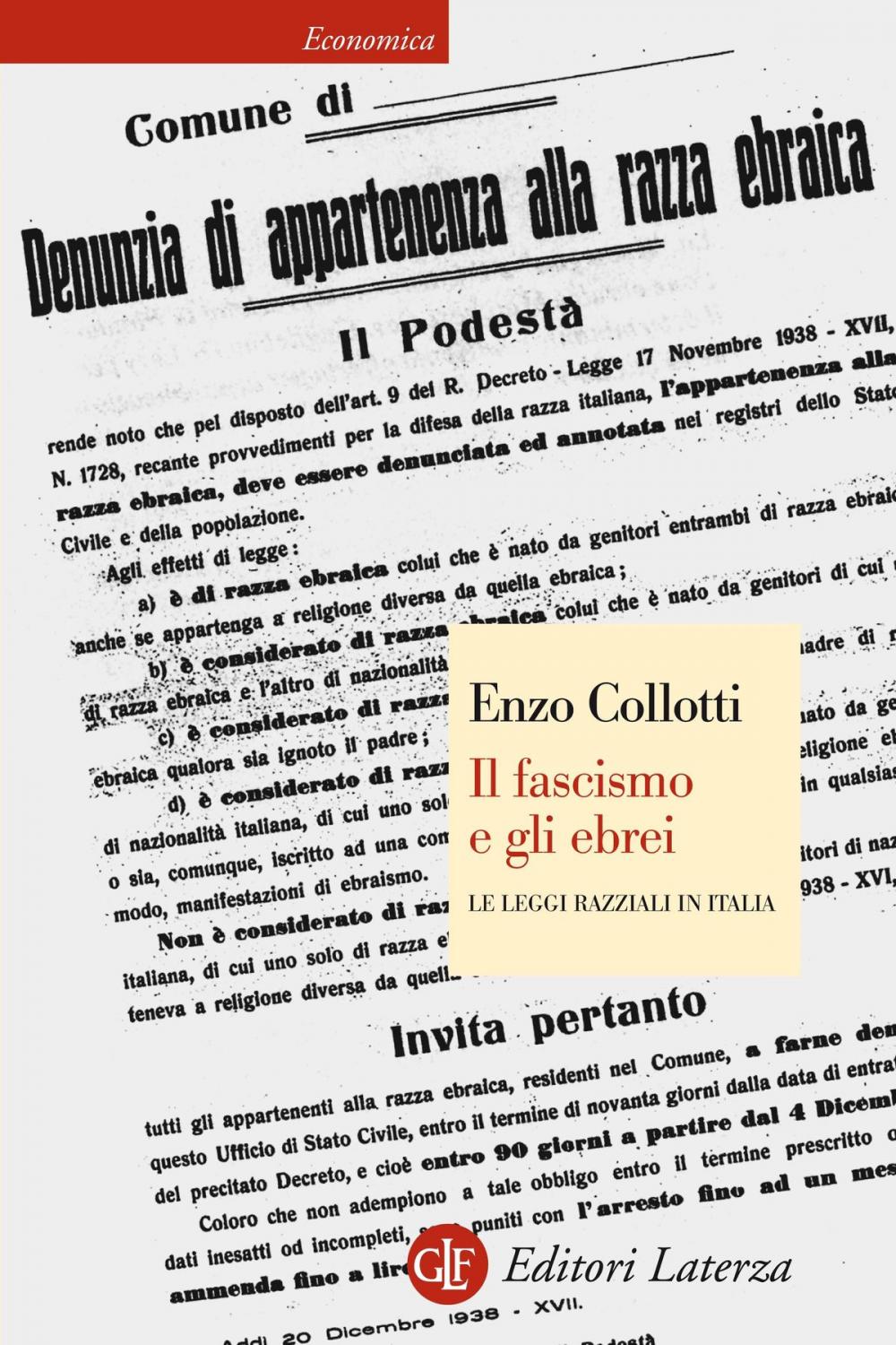 Big bigCover of Il fascismo e gli ebrei