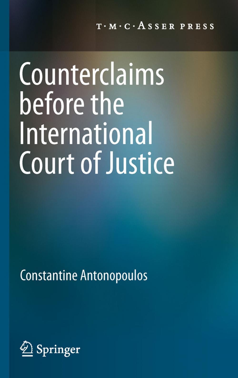 Big bigCover of Counterclaims before the International Court of Justice