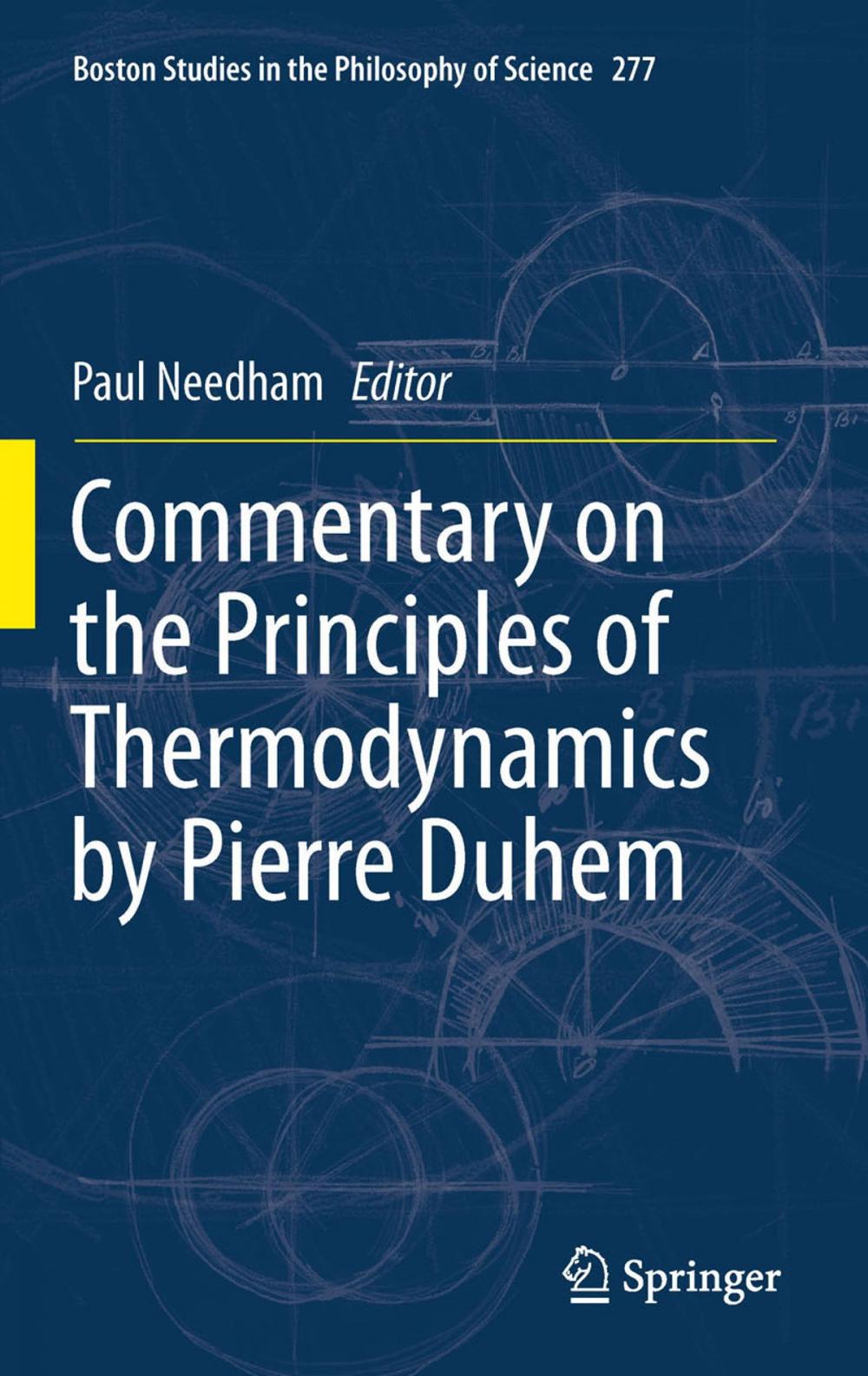 Big bigCover of Commentary on the Principles of Thermodynamics by Pierre Duhem