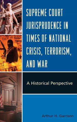 Book cover of Supreme Court Jurisprudence in Times of National Crisis, Terrorism, and War