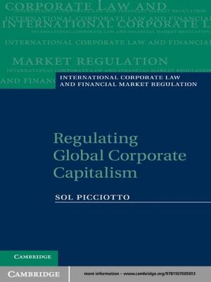 Cover of the book Regulating Global Corporate Capitalism by Robert L. Hetzel