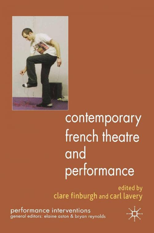 Cover of the book Contemporary French Theatre and Performance by , Palgrave Macmillan UK