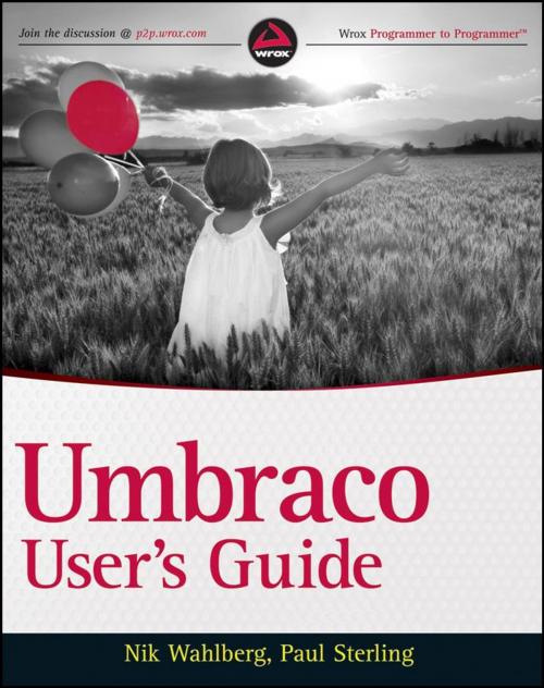 Cover of the book Umbraco User's Guide by Nik Wahlberg, Paul Sterling, Wiley