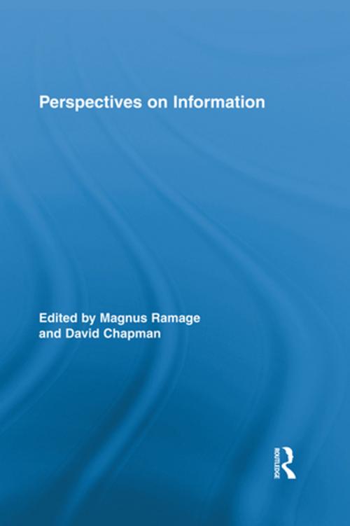 Cover of the book Perspectives on Information by , Taylor and Francis