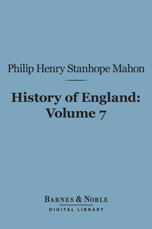 Cover of the book History of England (Barnes & Noble Digital Library) by Philip Henry Stanhope Mahon, Barnes & Noble