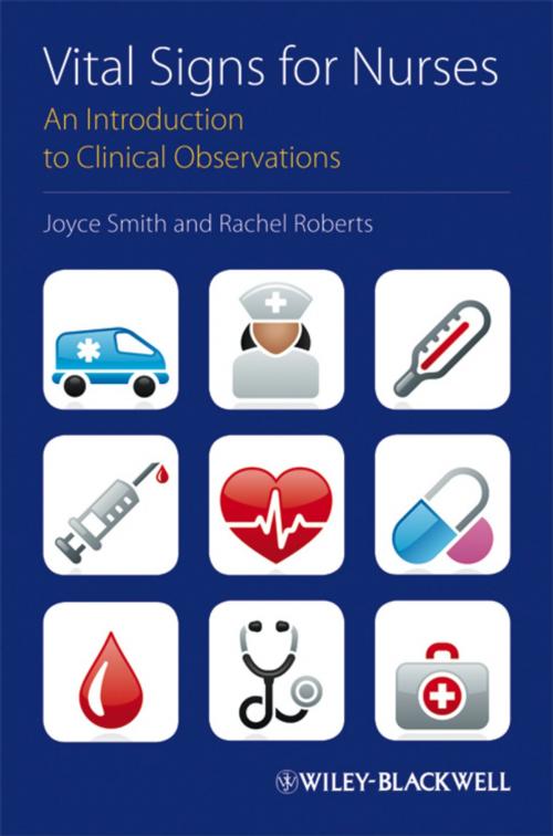 Cover of the book Vital Signs for Nurses by Joyce Smith, Rachel Roberts, Wiley