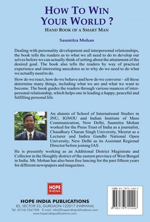 Cover of the book How To Win Your World? by Saumitra Mohan, Hope India Publications