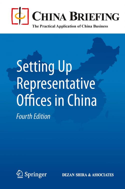 Cover of the book Setting Up Representative Offices in China by , Springer Berlin Heidelberg