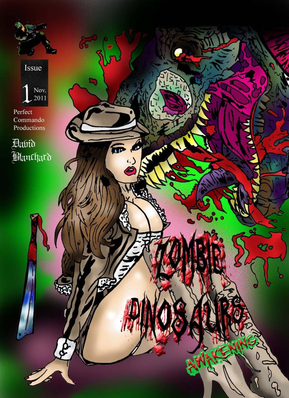 Big bigCover of Zombie Dinosaurs Awakening Issue 1