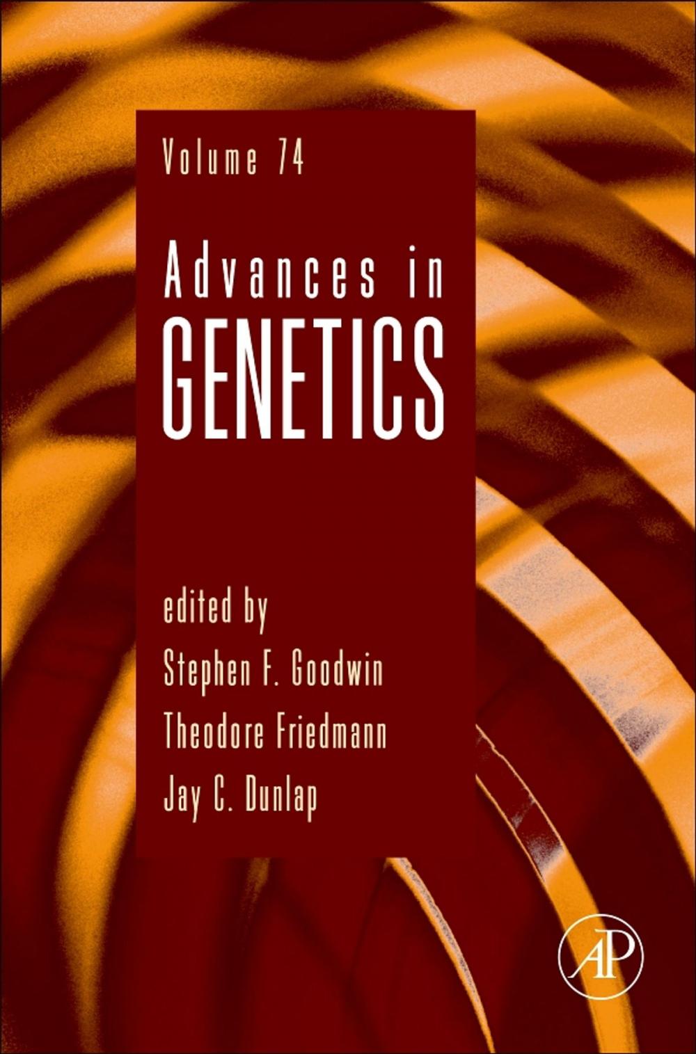 Big bigCover of Advances in Genetics