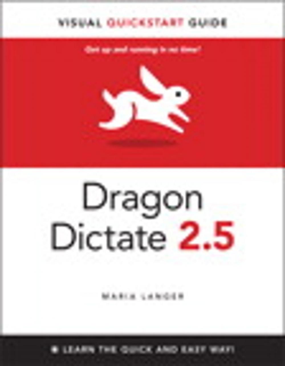 Big bigCover of Dragon Dictate 2.5