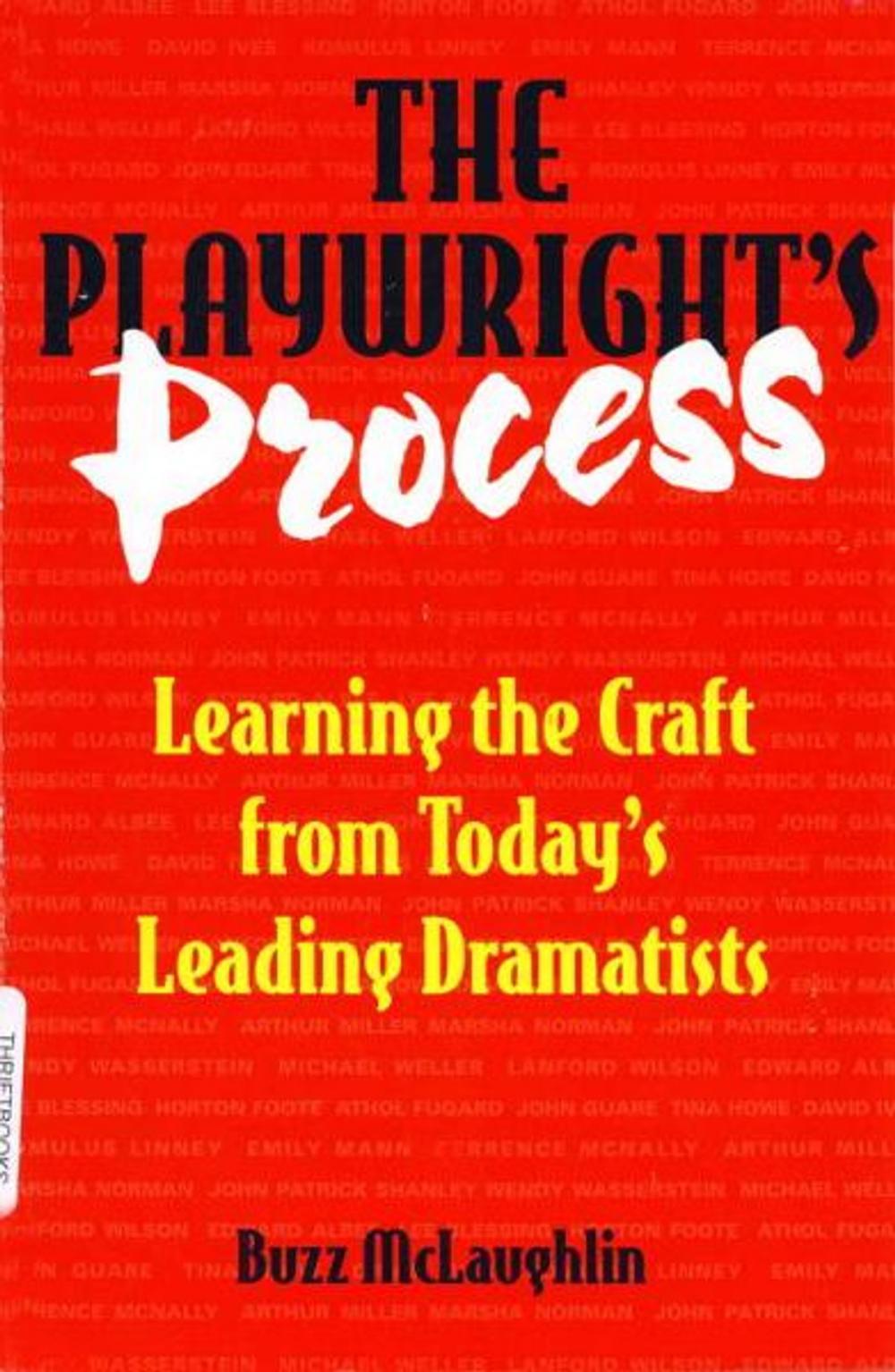 Big bigCover of The Playwright's Process