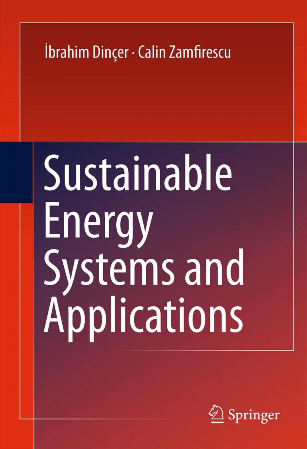 Big bigCover of Sustainable Energy Systems and Applications