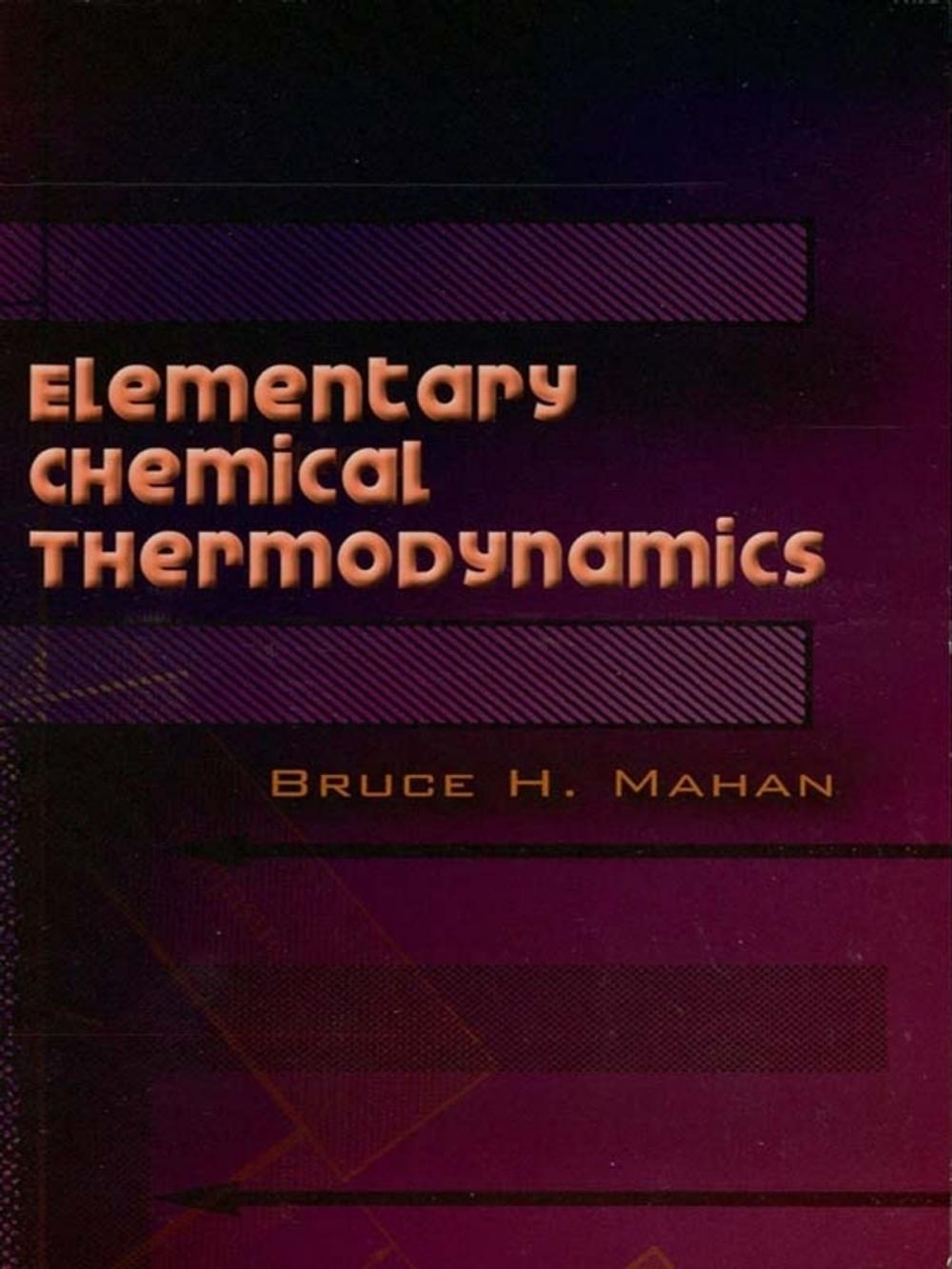 Big bigCover of Elementary Chemical Thermodynamics