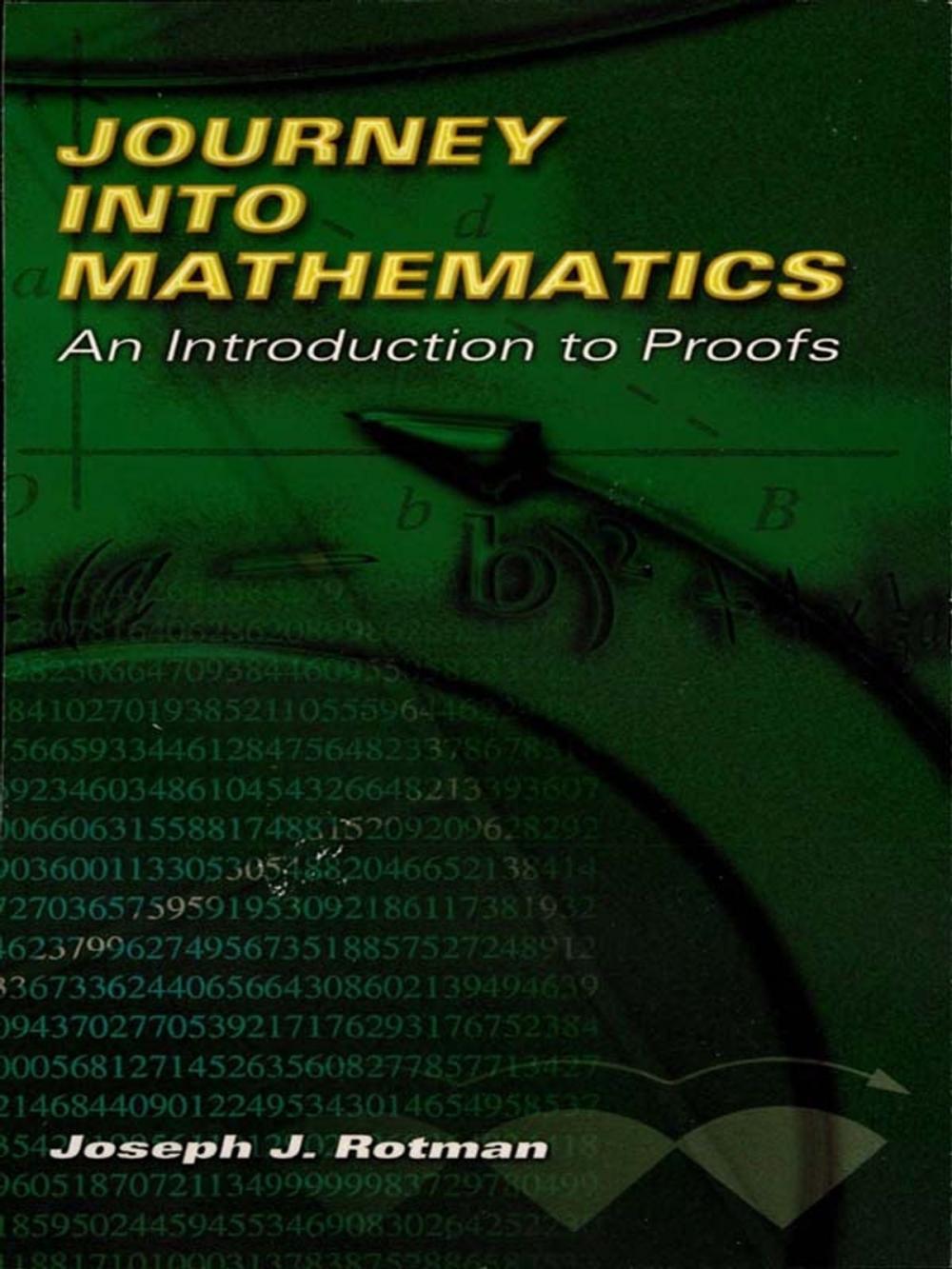 Big bigCover of Journey into Mathematics: An Introduction to Proofs