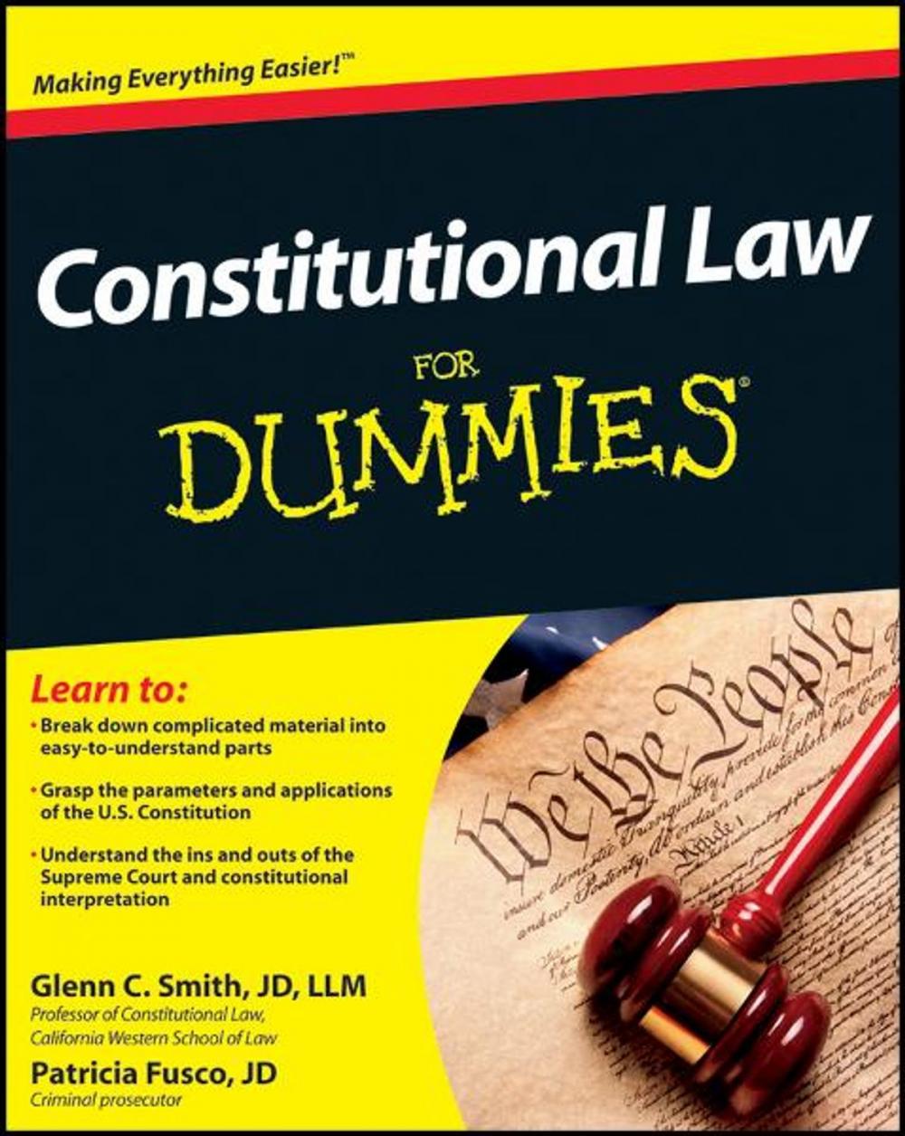 Big bigCover of Constitutional Law For Dummies