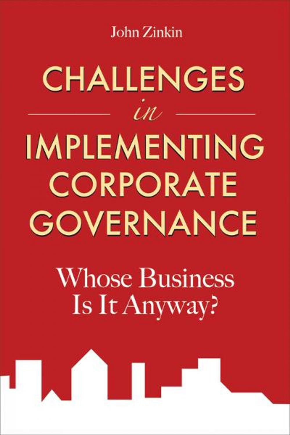 Big bigCover of Challenges in Implementing Corporate Governance