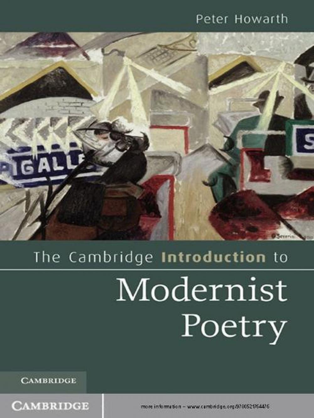 Big bigCover of The Cambridge Introduction to Modernist Poetry