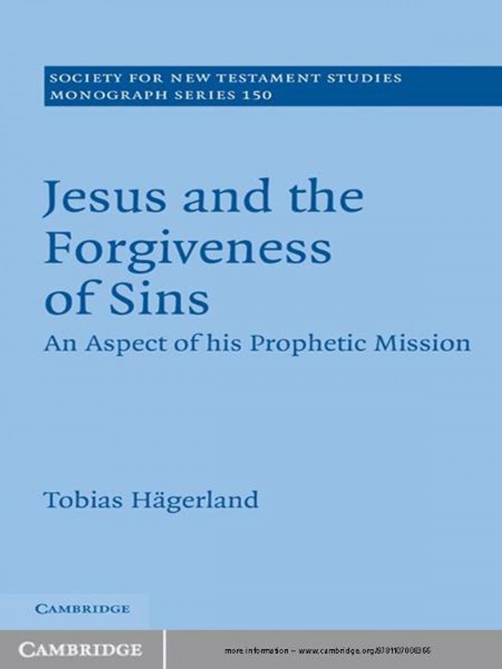 Big bigCover of Jesus and the Forgiveness of Sins