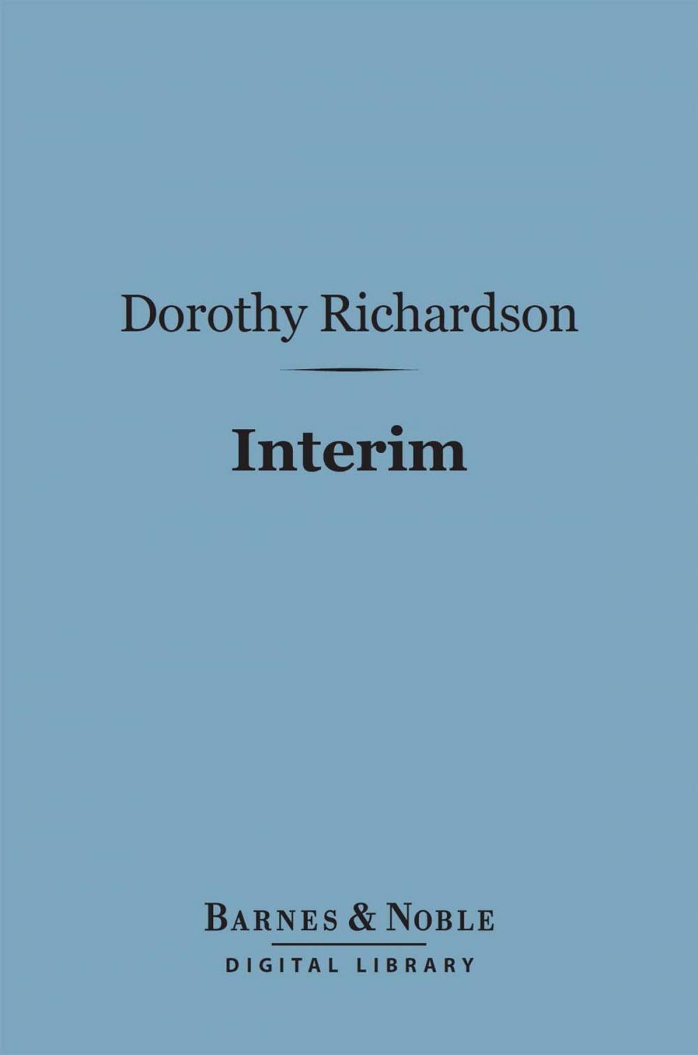 Big bigCover of Interim (Barnes & Noble Digital Library)