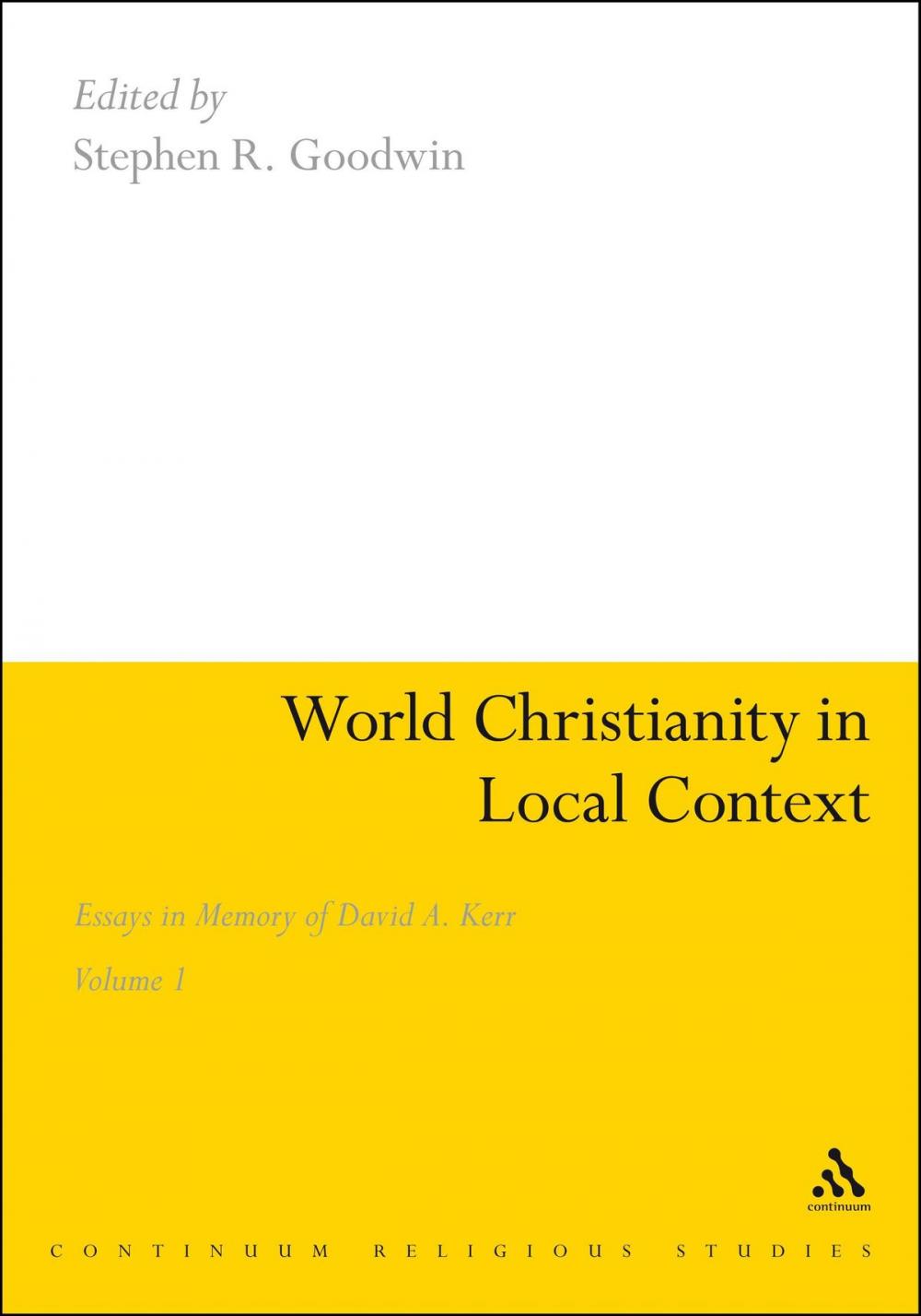 Big bigCover of World Christianity in Local Context