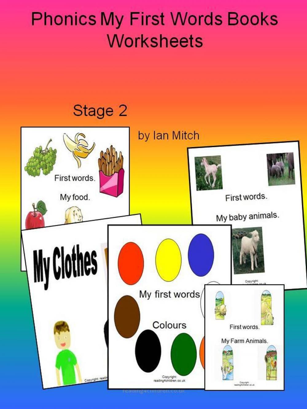 Big bigCover of Phonics My First Words Books Worksheets