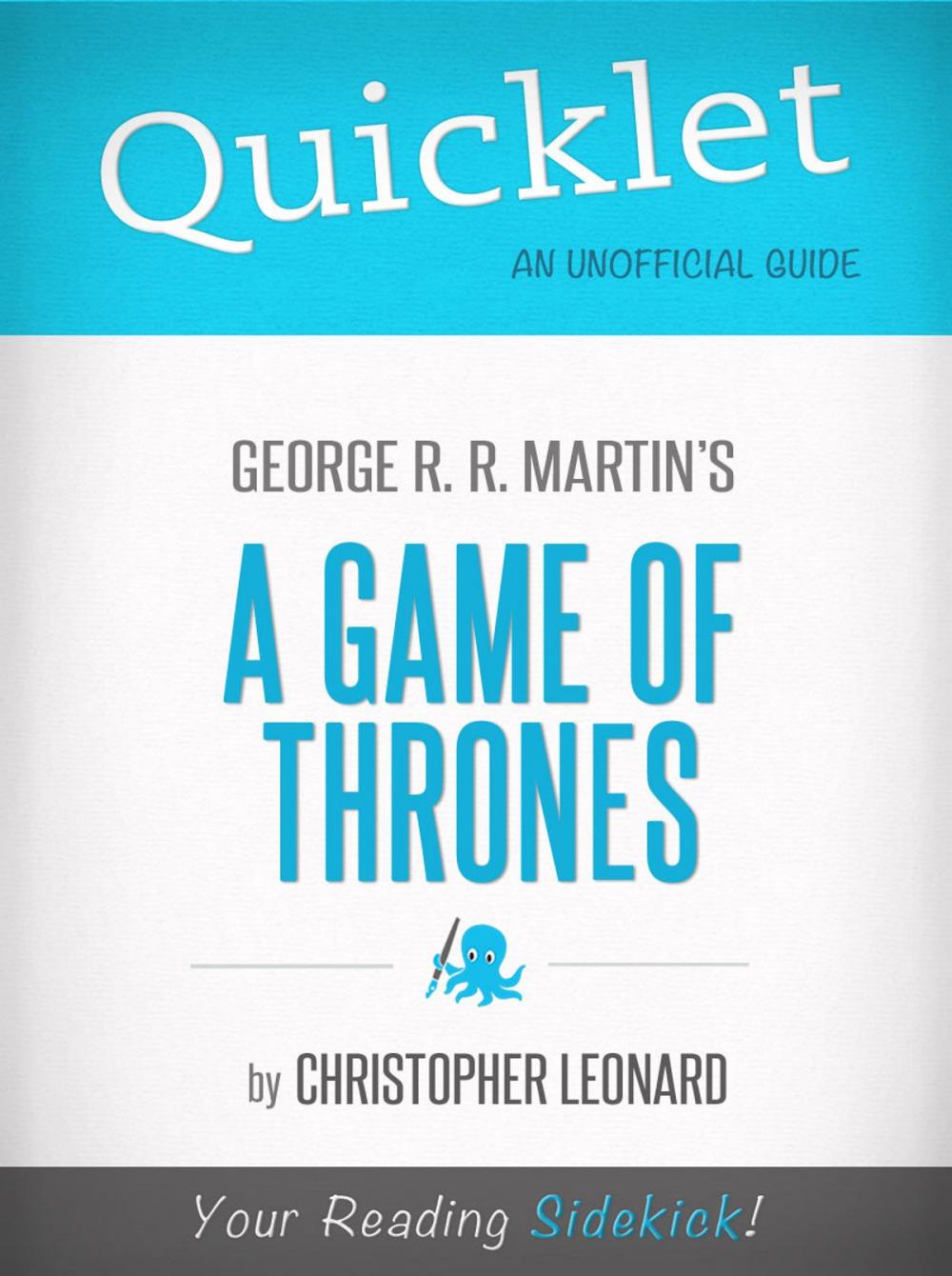 Big bigCover of Quicklet on A Game of Thrones by George R. R. Martin