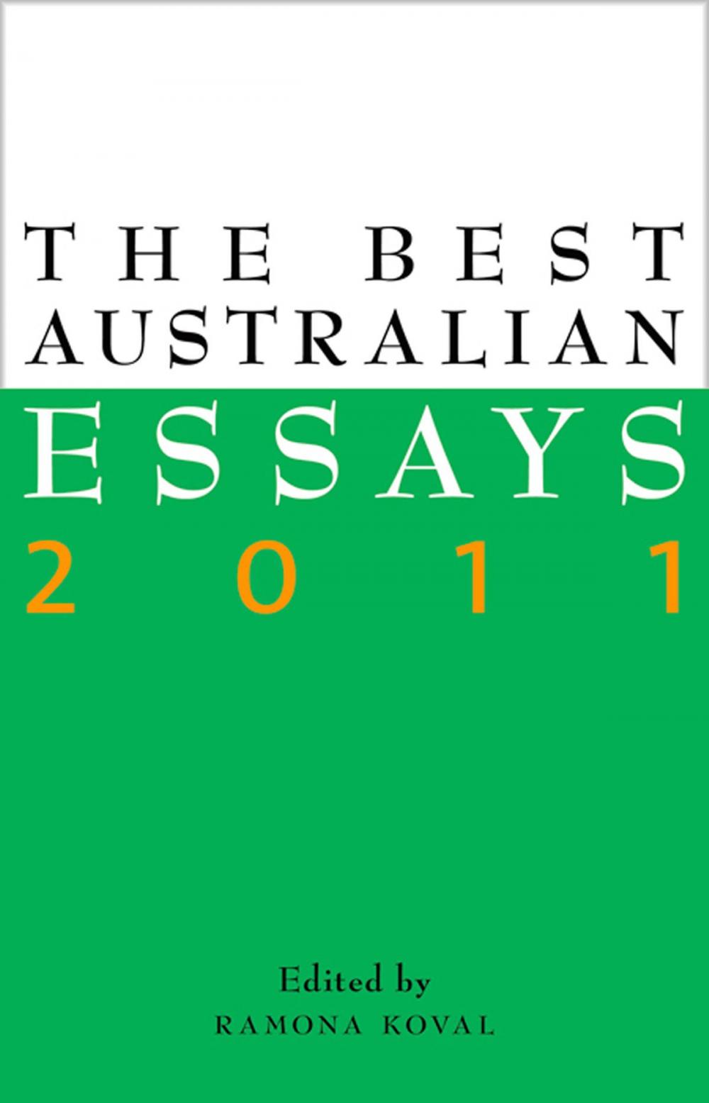 Big bigCover of The Best Australian Essays 2011