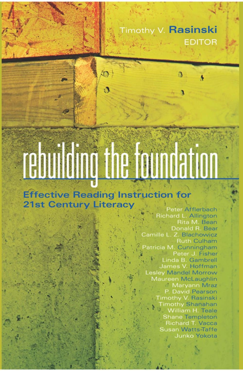 Big bigCover of Rebuilding the Foundation