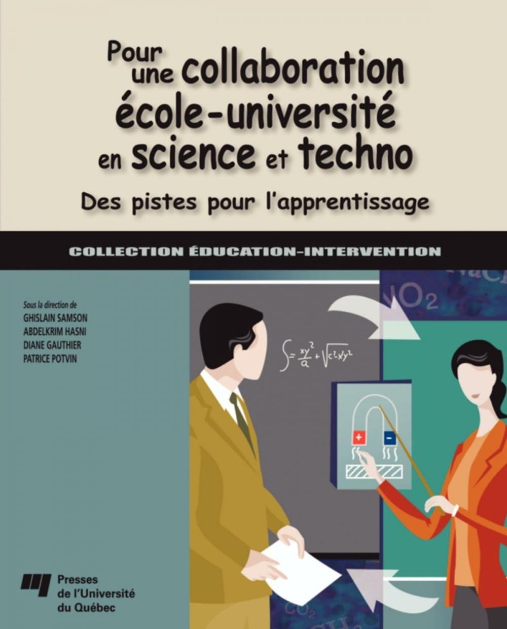 Big bigCover of Pour une collaboration école-université en science et techno