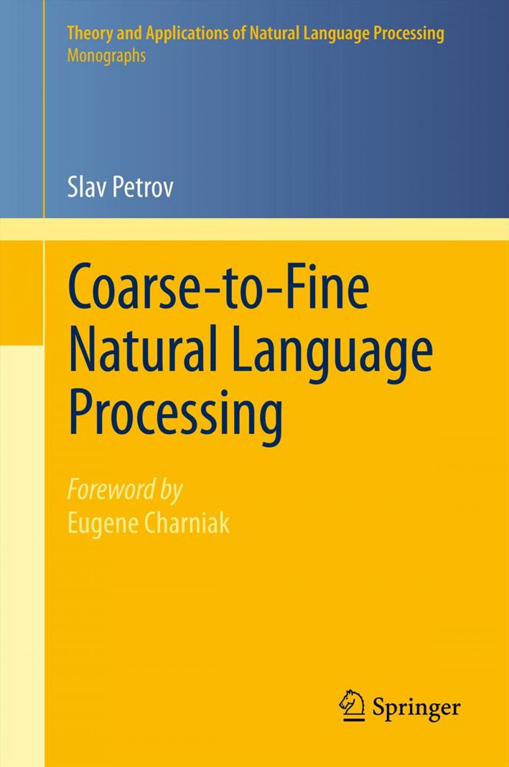 Big bigCover of Coarse-to-Fine Natural Language Processing