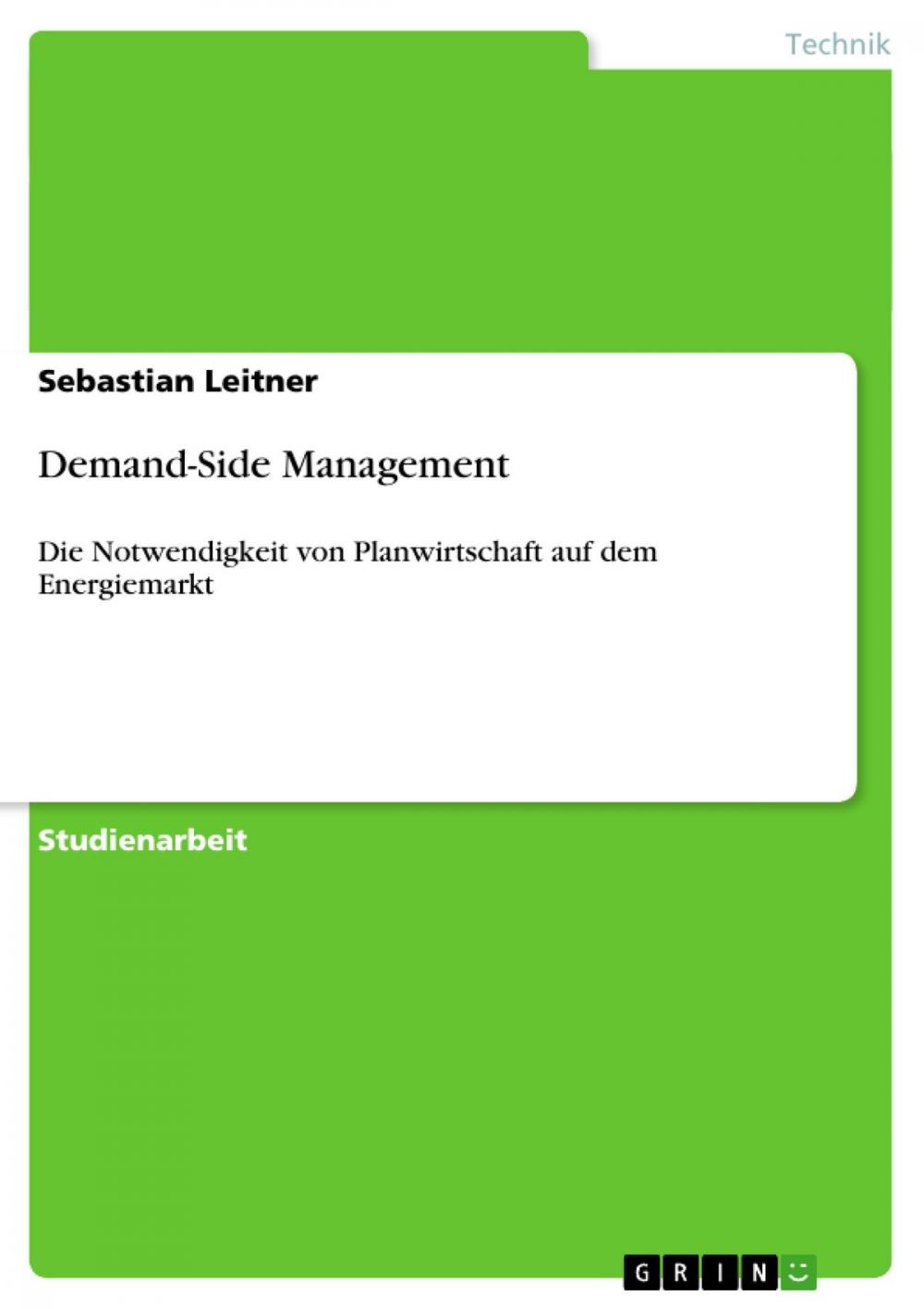 Big bigCover of Demand-Side Management