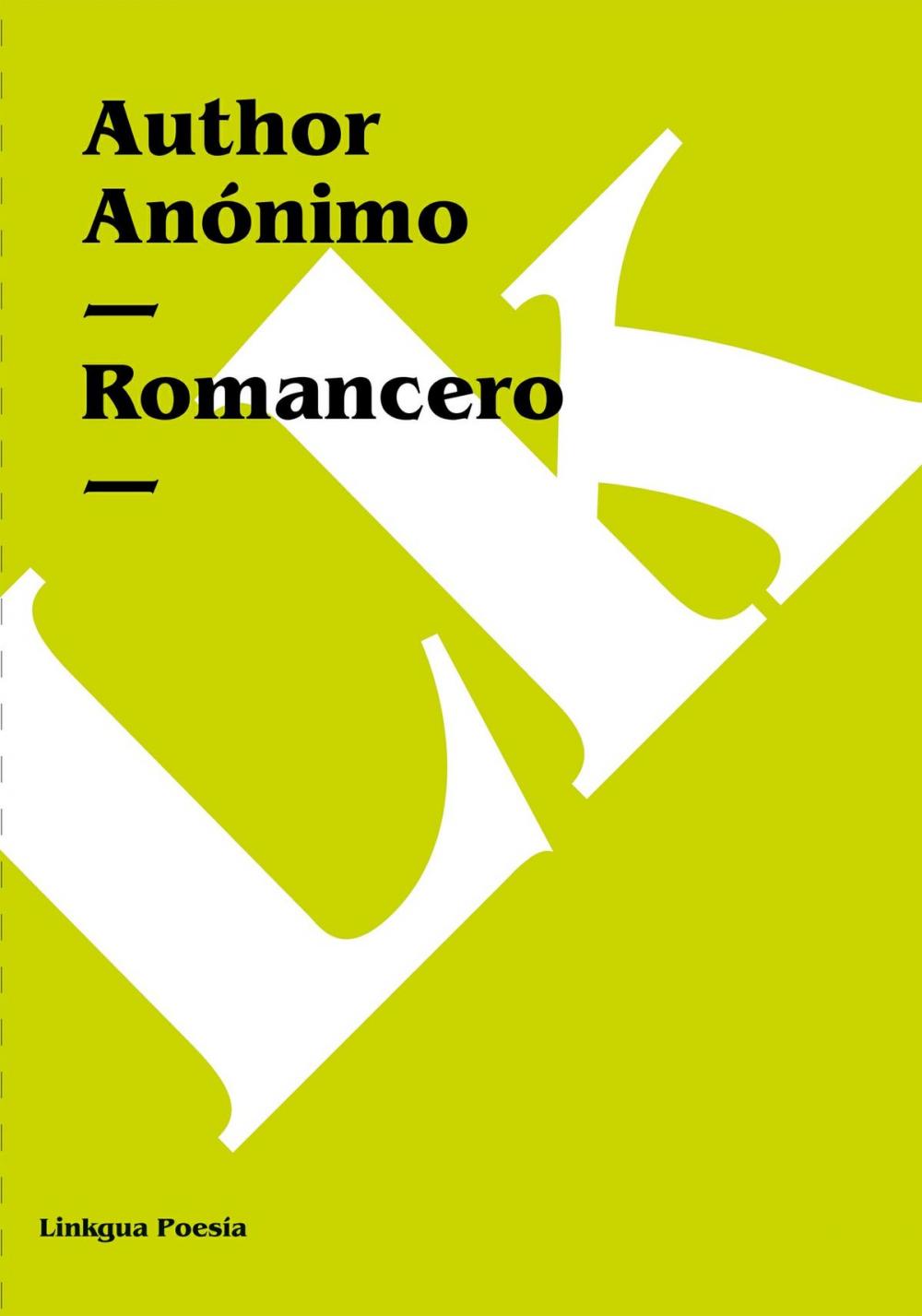 Big bigCover of Romancero