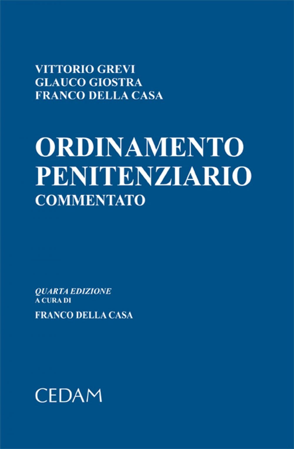 Big bigCover of Ordinamento penitenziario commentato