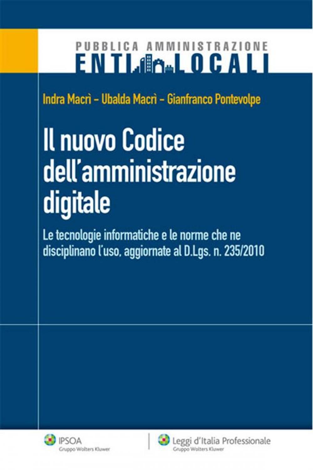 Big bigCover of Il nuovo Codice dell’amministrazione digitale