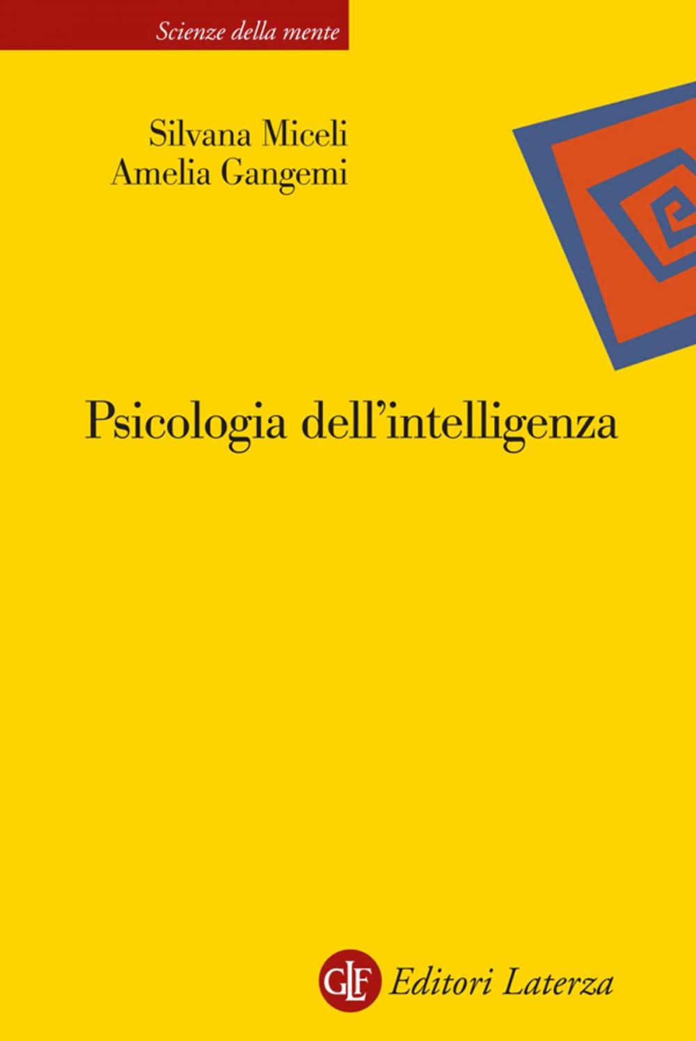 Big bigCover of Psicologia dell'intelligenza