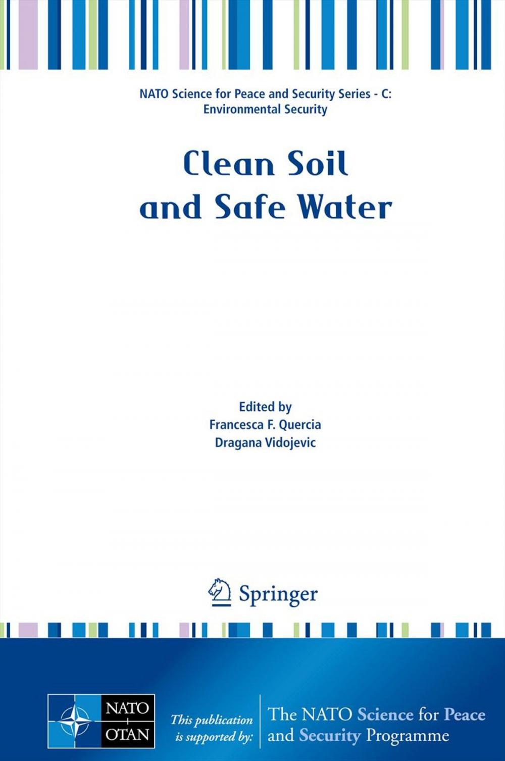 Big bigCover of Clean Soil and Safe Water