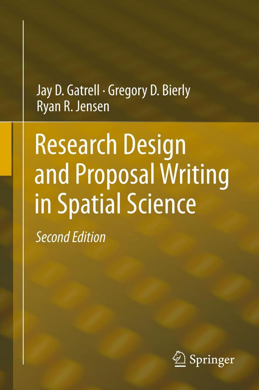 Big bigCover of Research Design and Proposal Writing in Spatial Science