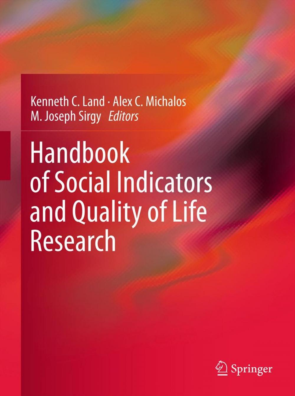 Big bigCover of Handbook of Social Indicators and Quality of Life Research