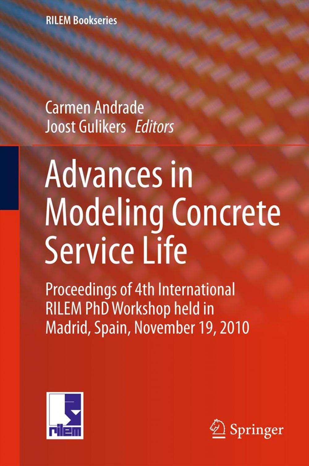 Big bigCover of Advances in Modeling Concrete Service Life