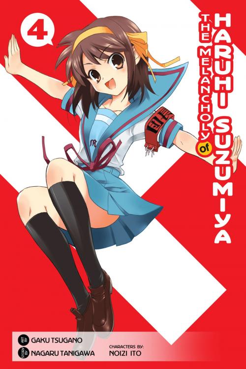 Cover of the book The Melancholy of Haruhi Suzumiya, Vol. 4 (Manga) by Nagaru Tanigawa, Gaku Tsugano, Noizi Ito, Yen Press