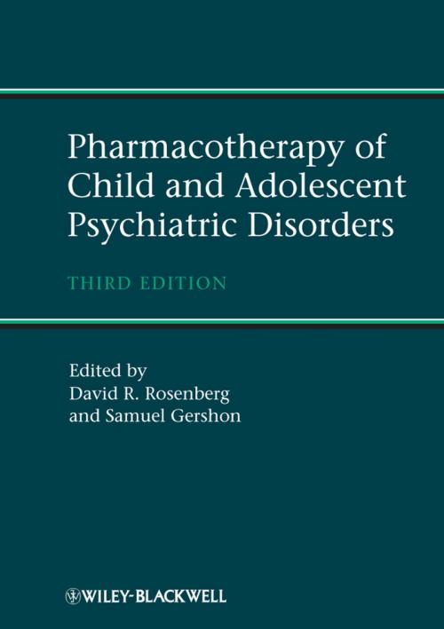 Cover of the book Pharmacotherapy of Child and Adolescent Psychiatric Disorders by , Wiley