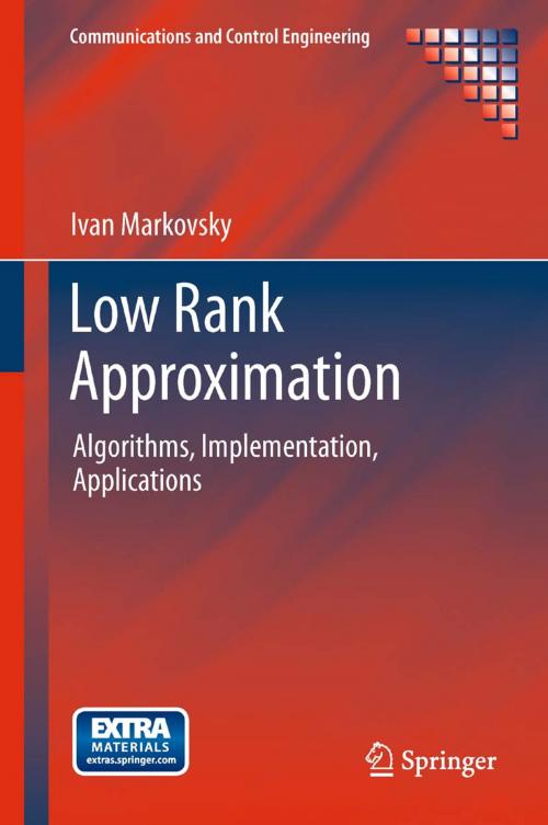 Cover of the book Low Rank Approximation by Ivan Markovsky, Springer London