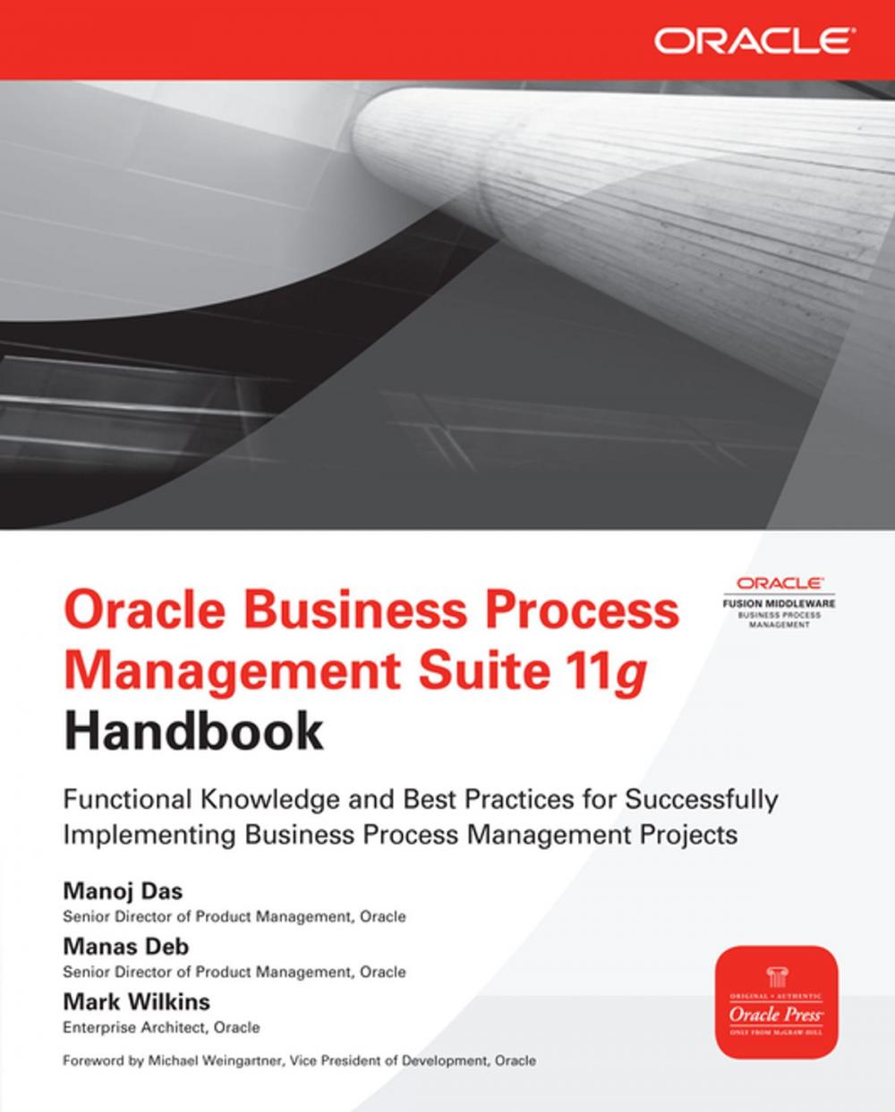 Big bigCover of Oracle Business Process Management Suite 11g Handbook