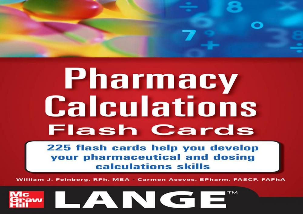 Big bigCover of Pharmacy Calculations Flash Cards