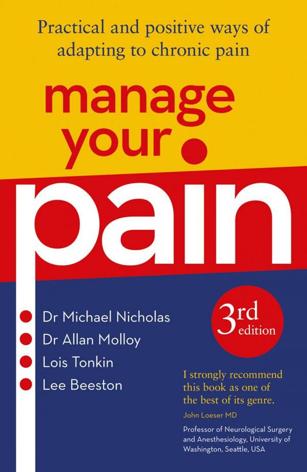 Big bigCover of Manage Your Pain 3rd Edition