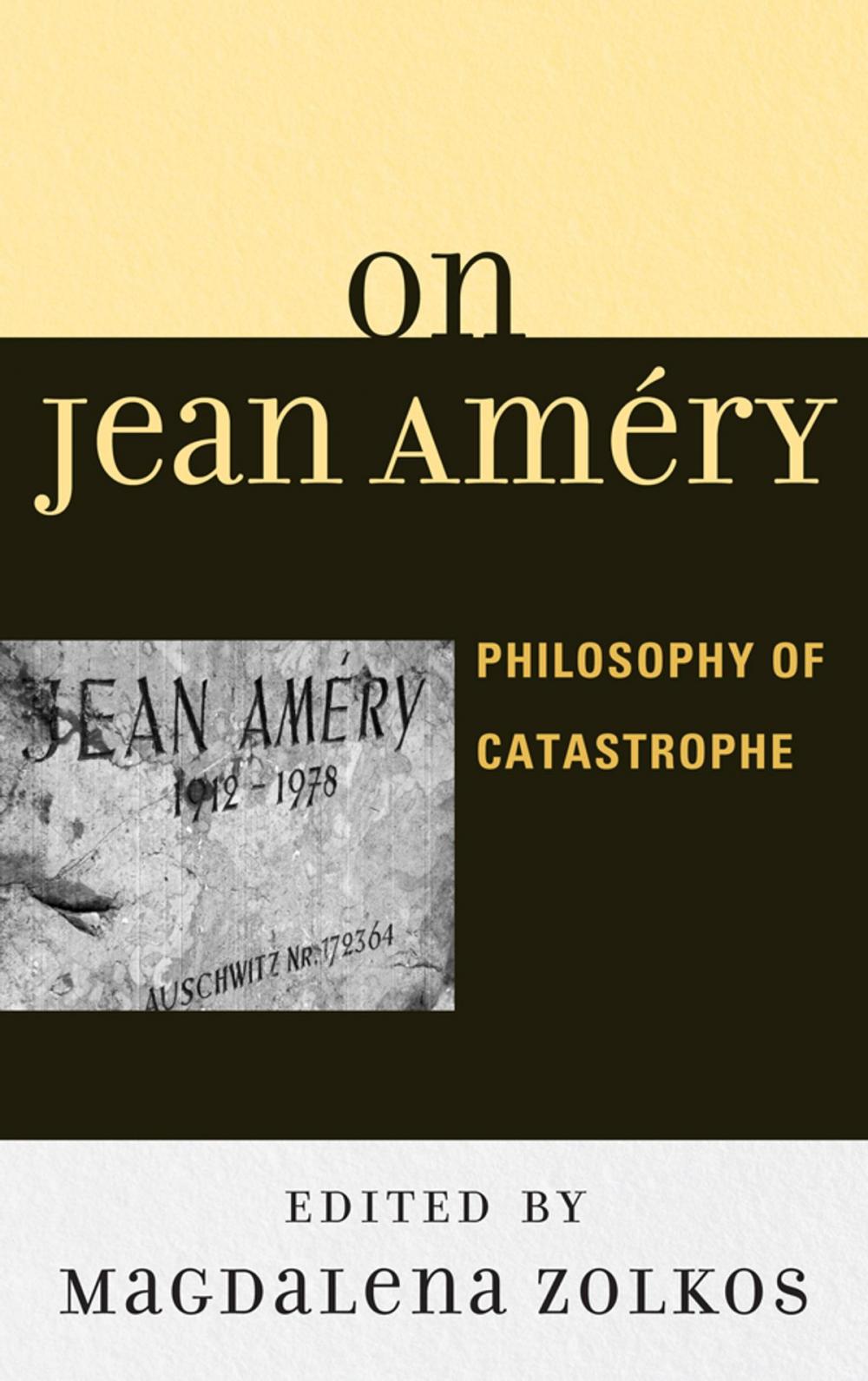 Big bigCover of On Jean Améry