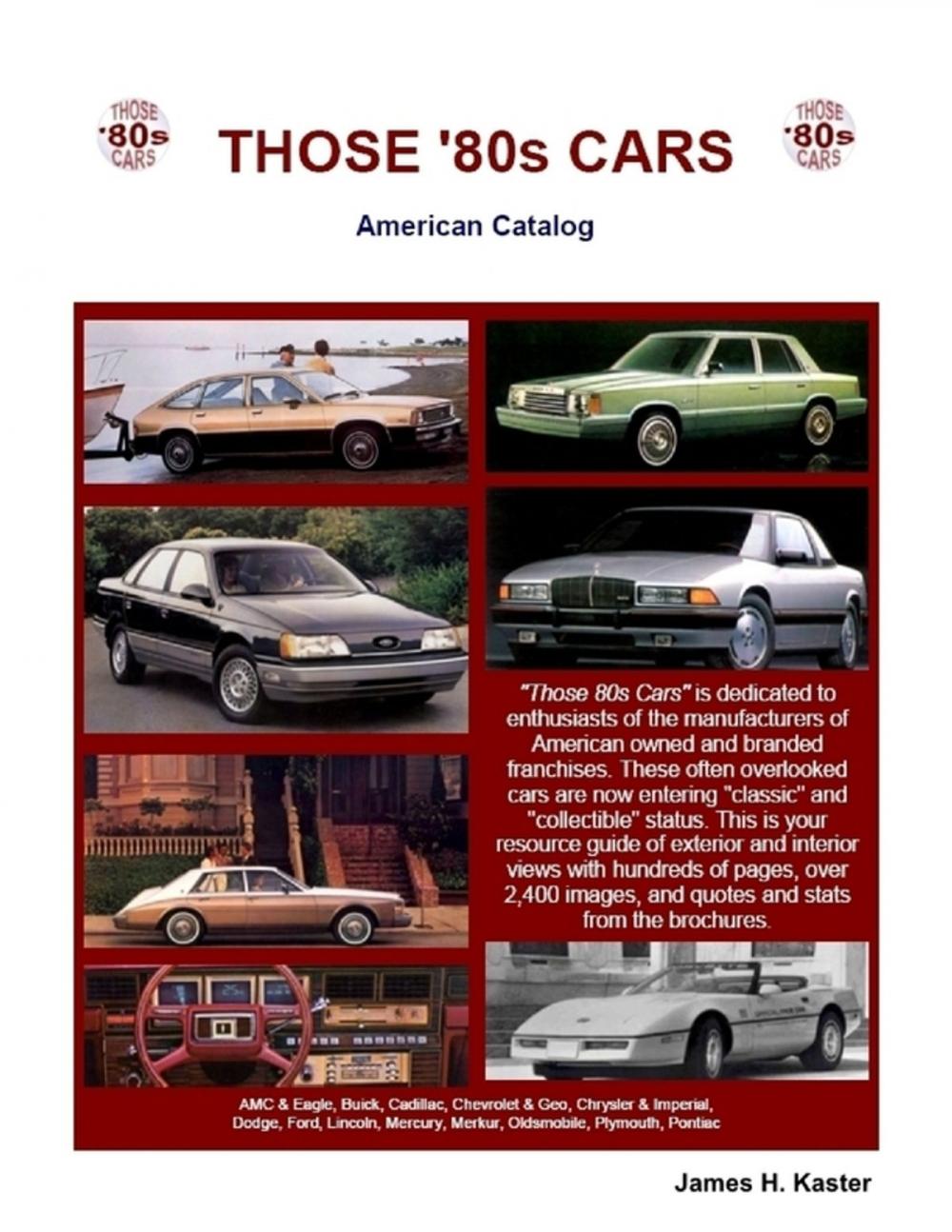 Big bigCover of Those 80s Cars: American Catalog